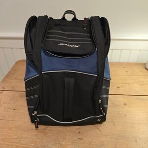 Swix Dual Boot Ski Backpack – Black & Blue Ski Boot Bag